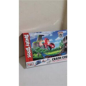Angry Birds Crash Course Stunt Course  Pullback Crasher Car Track Set Toy